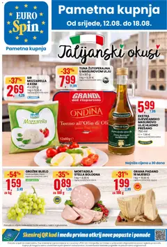 Pregled letka Eurospin Katalog trgovine Eurospin vrijedi od 12.08.2026