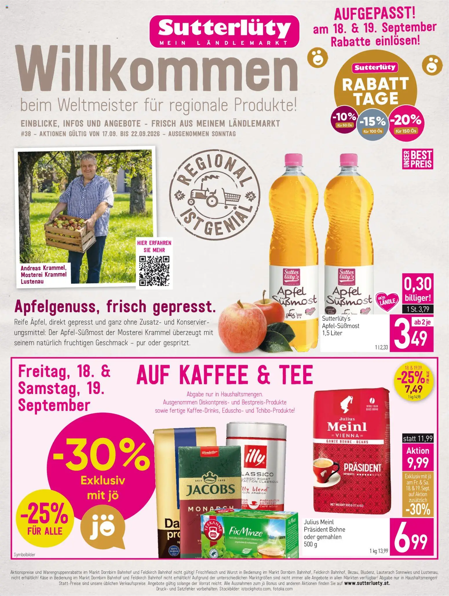 Vorschau der Angebote: Sutterlüty Sutterlüty Flugblatt gültig ab 17.09.2026