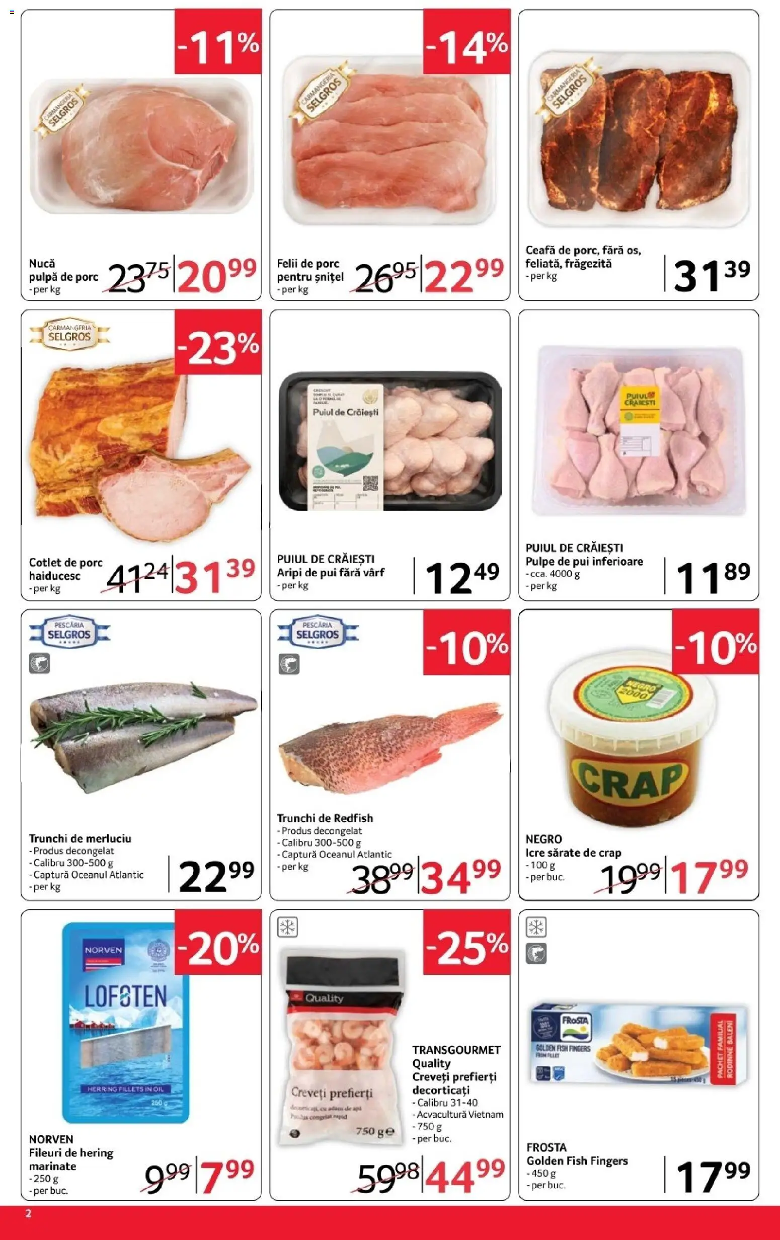 Previzualizarea de cataloage: Selgros Selgros Catalog Magazine Mici valabil de la 30.10.2026 - Pui, Cotlet, Trunchi, Trunchi de Merluciu