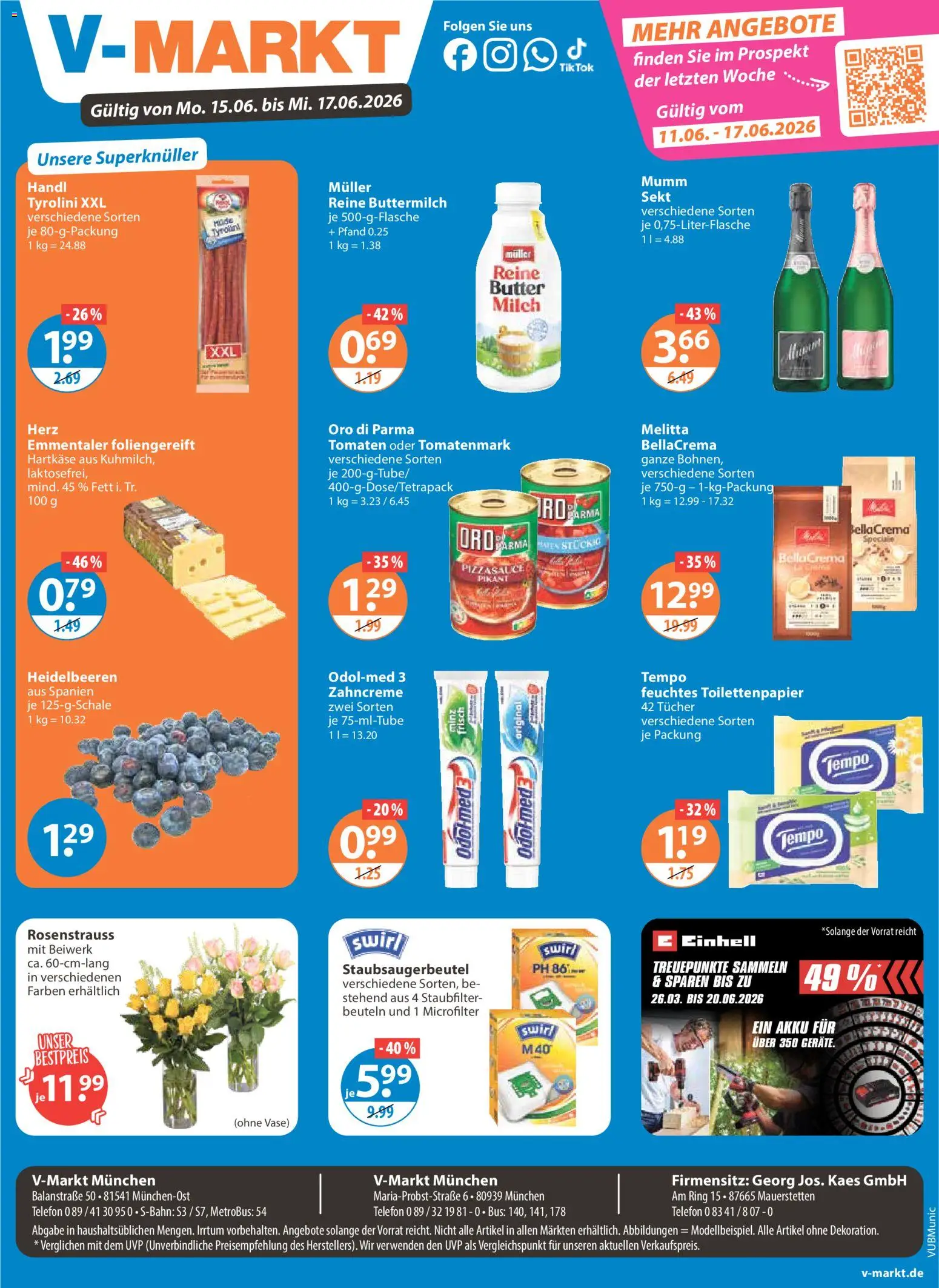 Vorschau von dem Prospekt des Geschäftes V-Markt, gültig ab dem 15.06.2026