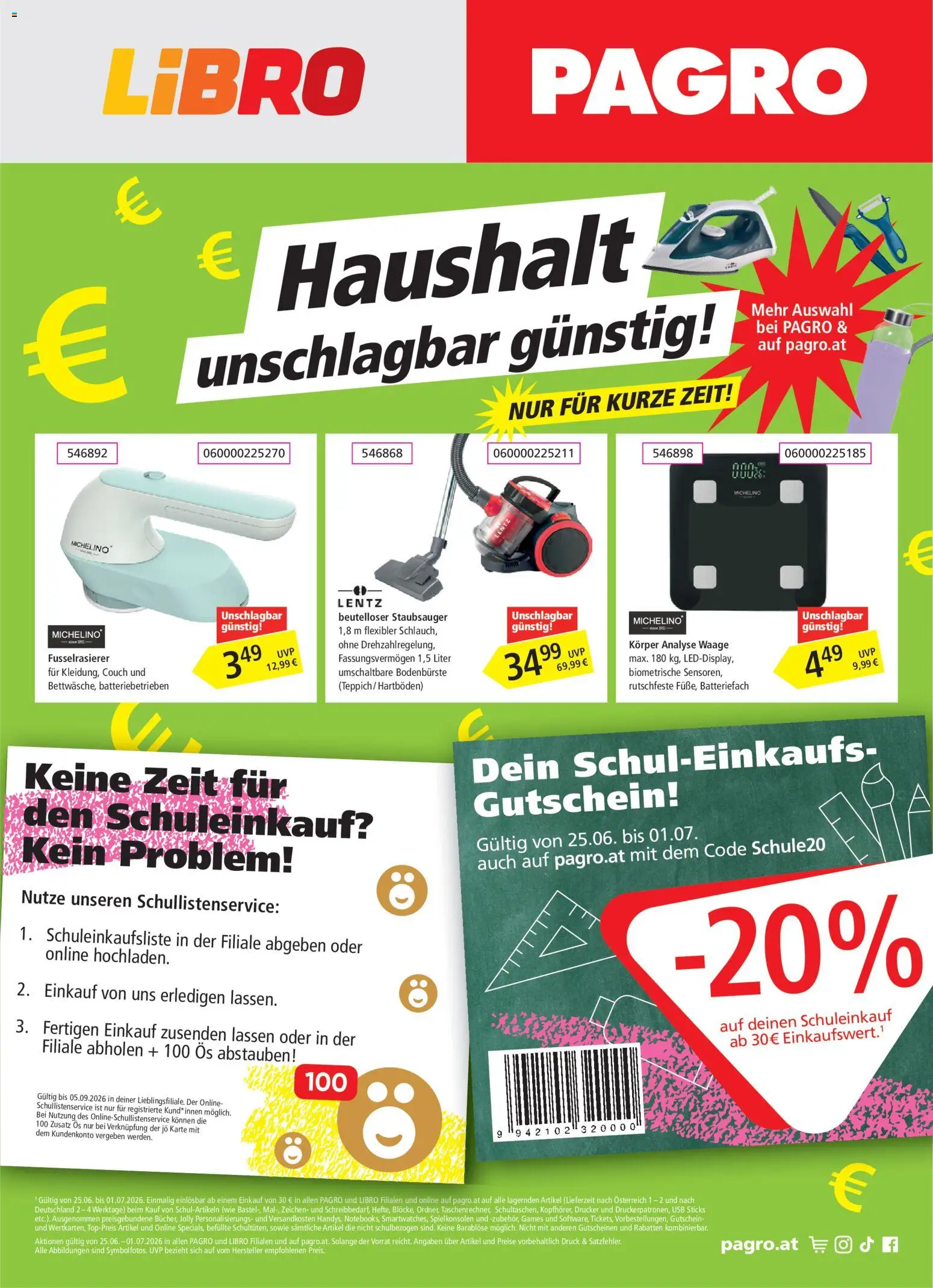 Vorschau der Angebote: Pagro-Diskont Pagro-Diskont Flugblatt gültig ab 25.06.2026