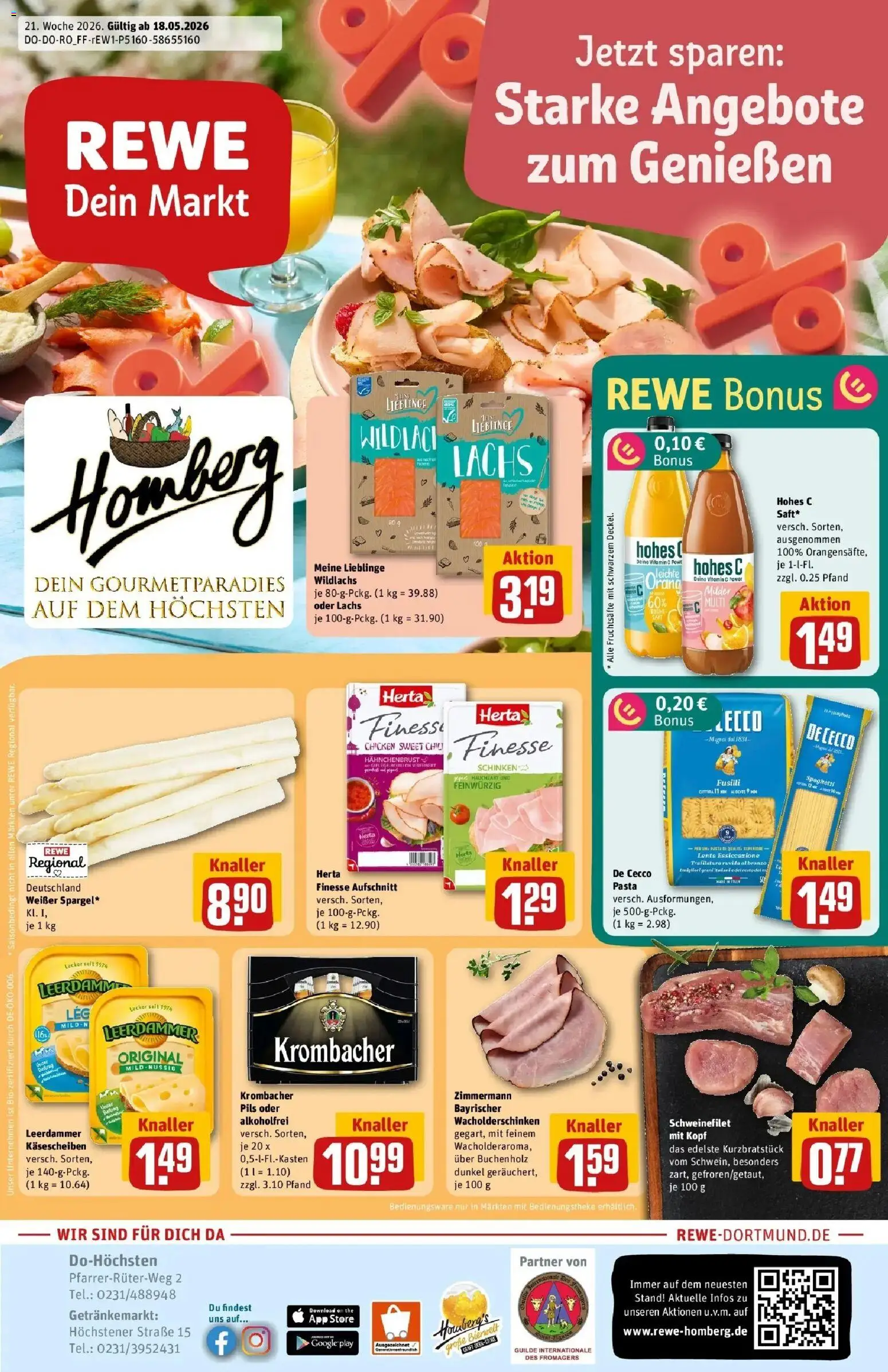 Vorschau von dem Prospekt des Geschäftes Rewe, gültig ab dem 18.05.2026
