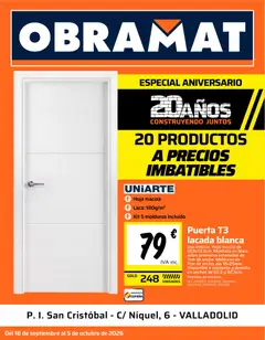 Vista previa del folleto de la tienda Obramat válido desde el 18/09/2026 