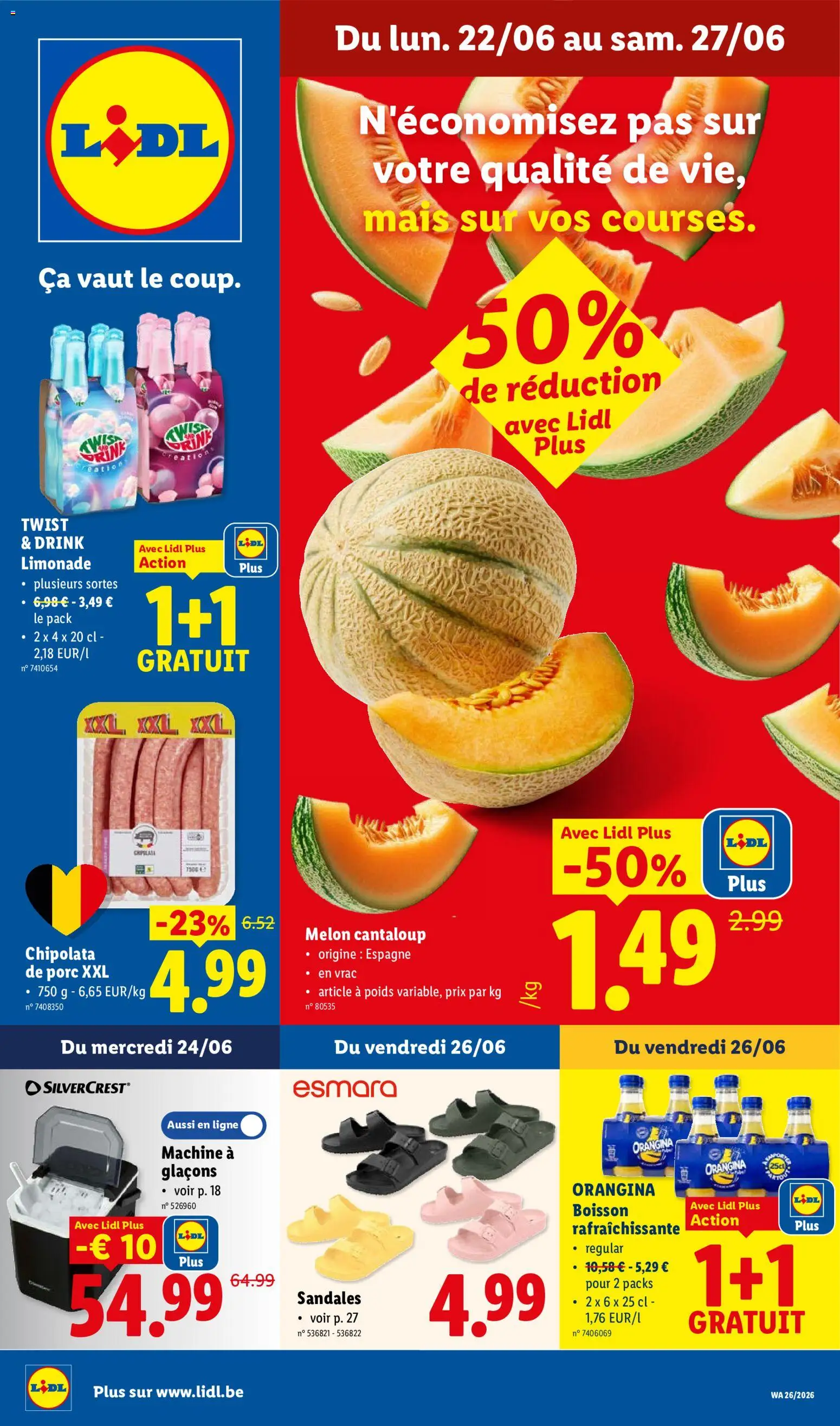 Voorbeeld van Folder week 26 van winkel Lidl geldig vanaf 22/06/2026