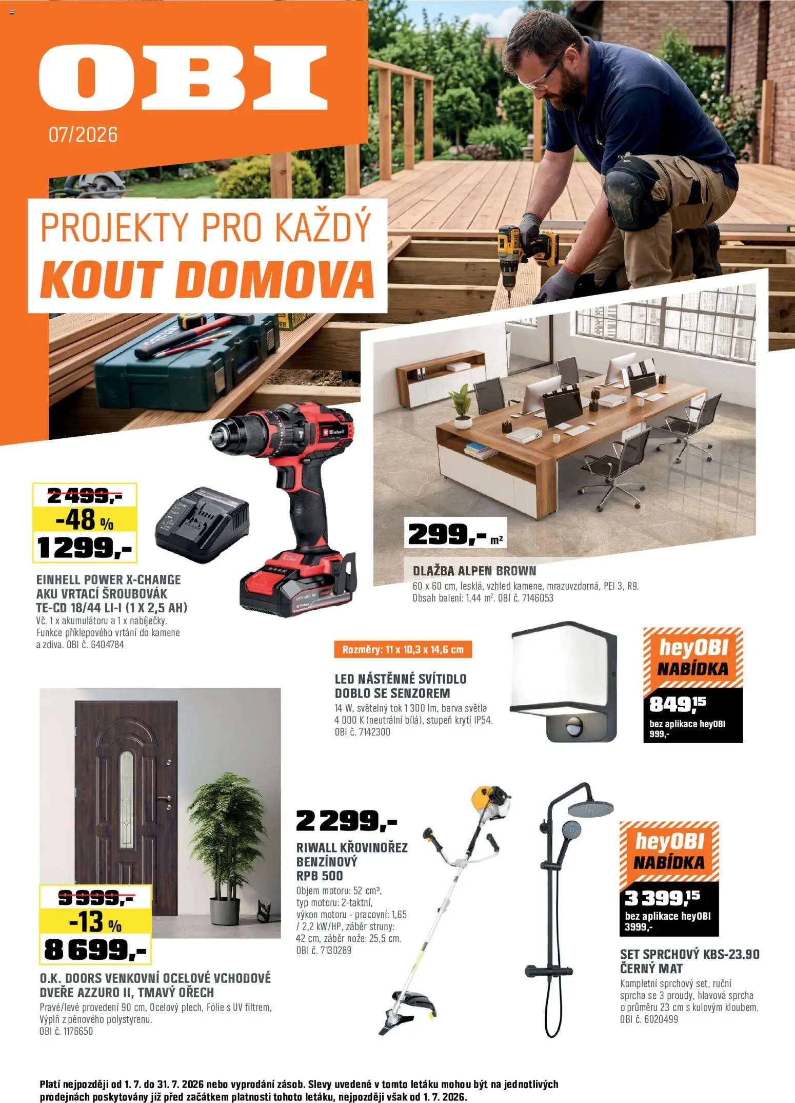 Náhled nabídky: OBI OBI leták platný od 01.07.2026