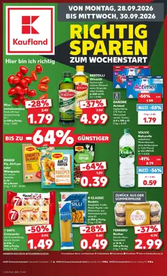 Vorschau von dem Prospekt des Geschäftes Kaufland, gültig ab dem 28.09.2026