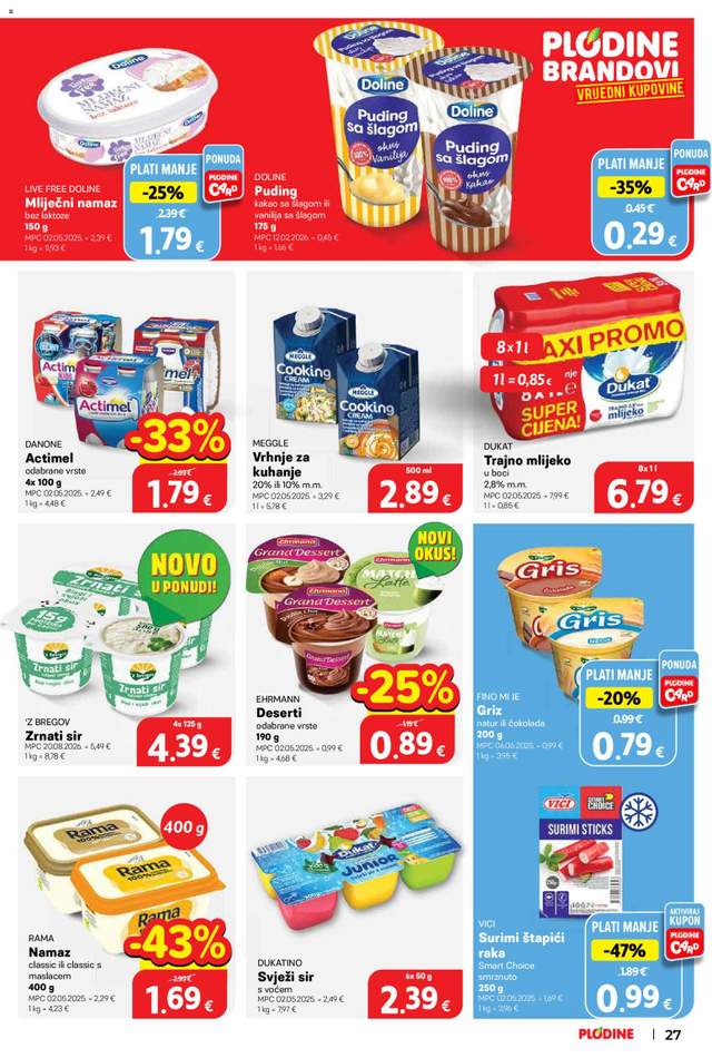 Novi Plodine katalog od 28.10.