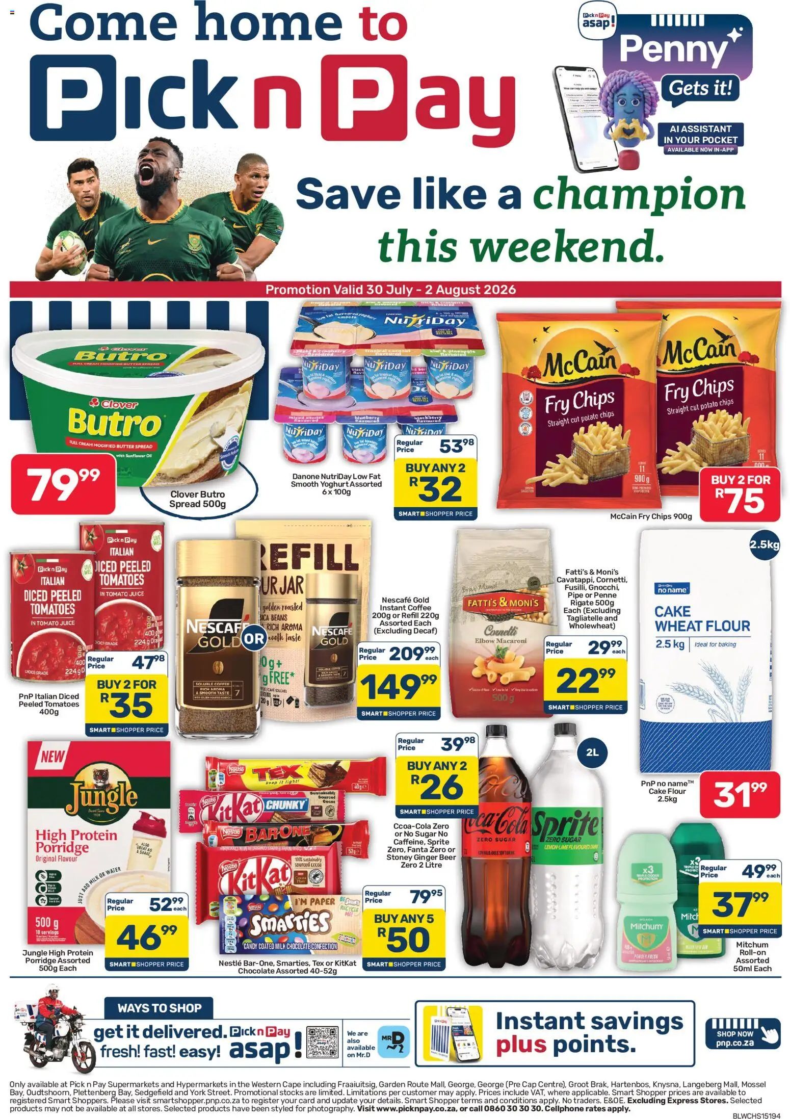 Preview of Pick n Pay flyer valid from 30/07/2026