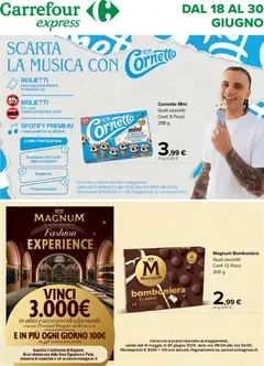 Anteprima dell'opuscolo Carrefour volantino Express Algida dal negozio Carrefour valido da 18/06/2026