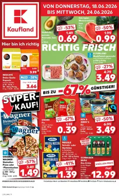 Vorschau von dem Prospekt des Geschäftes Kaufland, gültig ab dem 18.06.2026