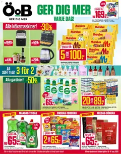 Förhandsgranska reklamblad ÖoB erbjudanden från butik ÖoB gäller från 10/08/2026