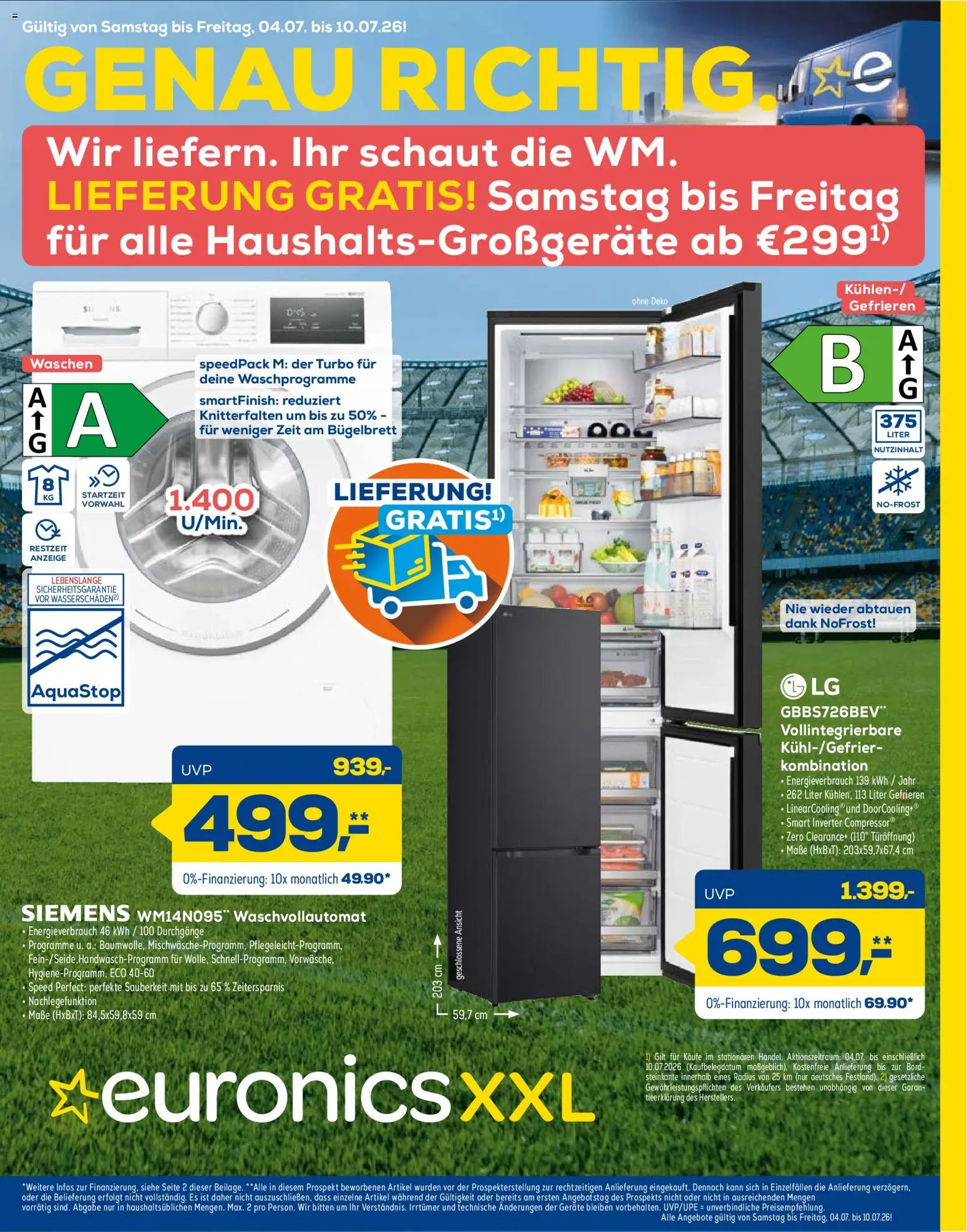 Vorschau von dem Prospekt des Geschäftes Euronics, gültig ab dem 04.07.2026 - Siemens