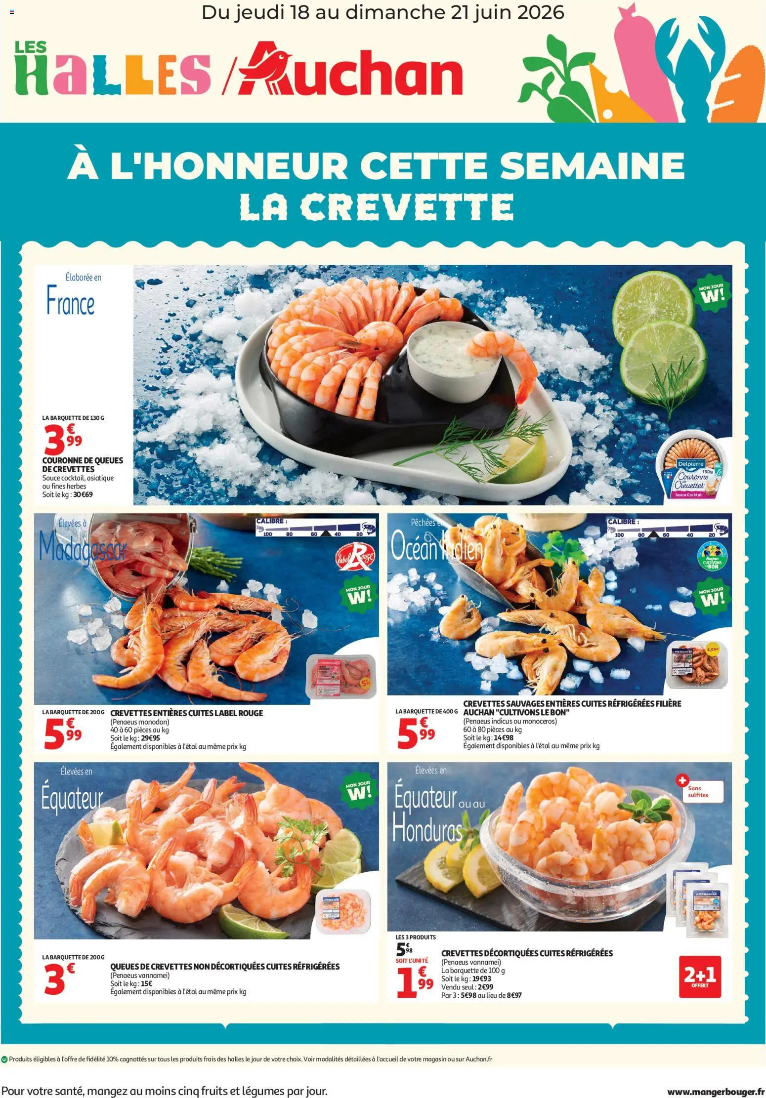 Voorbeeld van Auchan À l'honneur cette semaine ! van winkel Auchan geldig vanaf 18/06/2026
