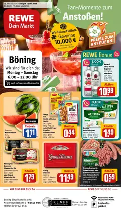 Vorschau von dem Prospekt des Geschäftes Rewe, gültig ab dem 14.06.2026