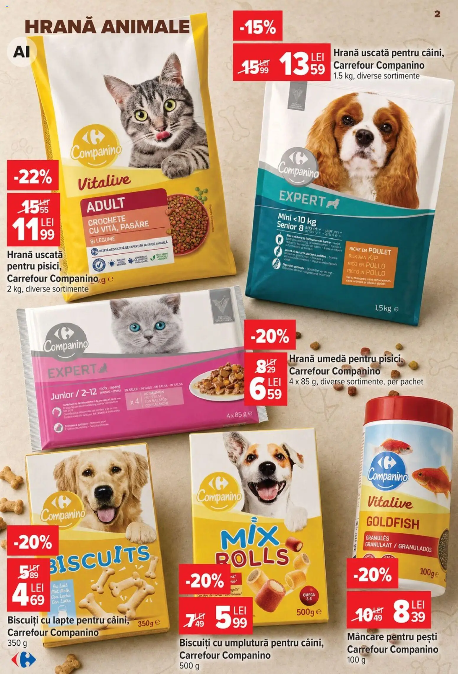 Previzualizarea de cataloage: Carrefour Carrefour Catalog Pet Shop valabil de la 23.09.2026