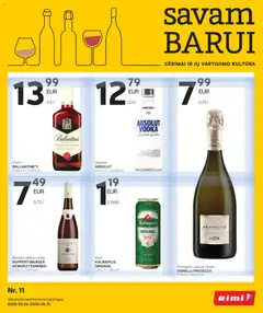 Rimi parduotuvės leidinio Rimi leidinys - Alkoholinių gėrimų galiojančio nuo 2026.05.26 peržiūra