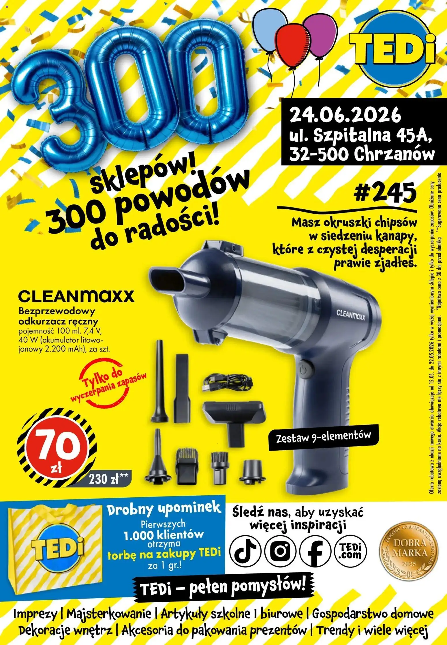 Pogląd gazetki "TEDi gazetka - Chrzanów" ze sklepu TEDi ważnej od 24.06.2026