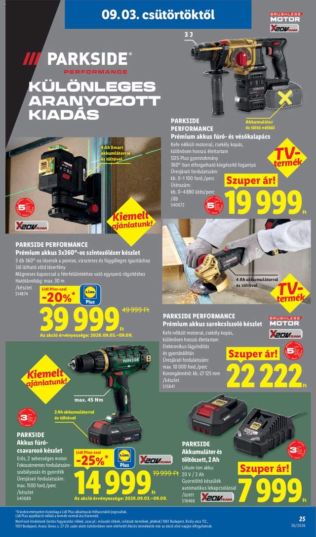 Új Lidl akciós újság 09.03.