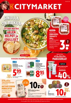 Kaupan K-Citymarket K-Citymarket tarjoukset esikatselu, voimassa 26/10/2026
