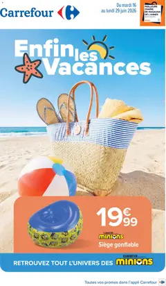 Prévisualisation de Carrefour Enfin les vacances du magasin Carrefour formulaire valide 16/06/2026