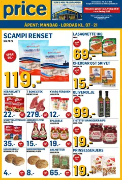 Forhåndsvis Price Lagerbutikk kundeavis fra butikk Price Lagerbutikk gyldig fra 09/10/2026