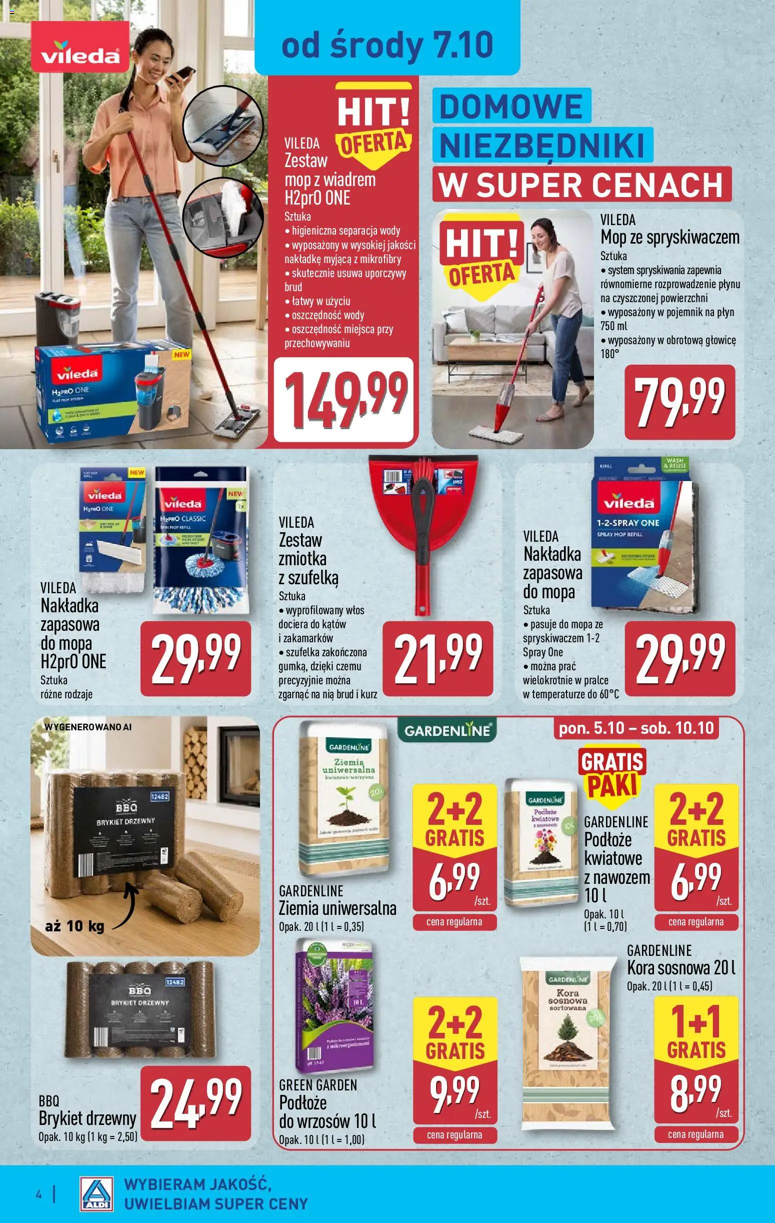 Pogląd gazetki "Aldi gazetka - Artykuły przemysłowe i tekstylia" ze sklepu Aldi ważnej od 07.10.2026