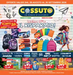 Anteprima dell'opuscolo Cossuto volantino dal negozio Cossuto valido da 28/08/2026
