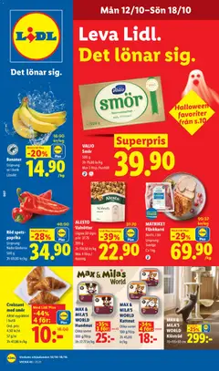Förhandsgranska reklamblad Lidl erbjudanden från butik Lidl gäller från 12/10/2026