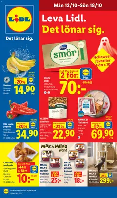 Förhandsgranska reklamblad Lidl erbjudanden från butik Lidl gäller från 12/10/2026