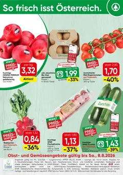 Vorschau der Angebote: Spar Spar Obst & Gemüse gültig ab 03.08.2026