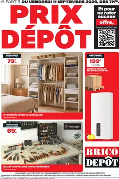 Prévisualisation de Brico Dépôt catalogue du magasin Brico Dépôt formulaire valide 11/09/2026