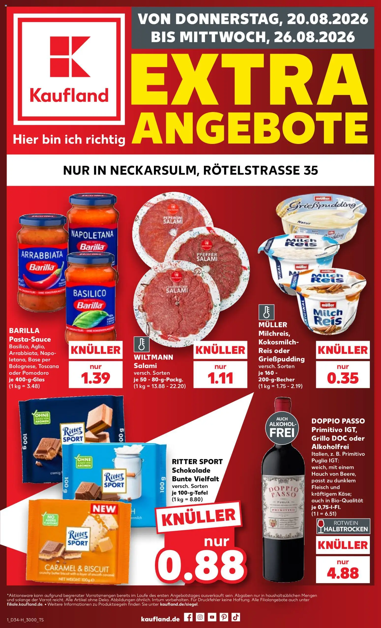 Voorbeeld van Kaufland DE -DE Folder van winkel Kaufland DE geldig vanaf 20-08-2026