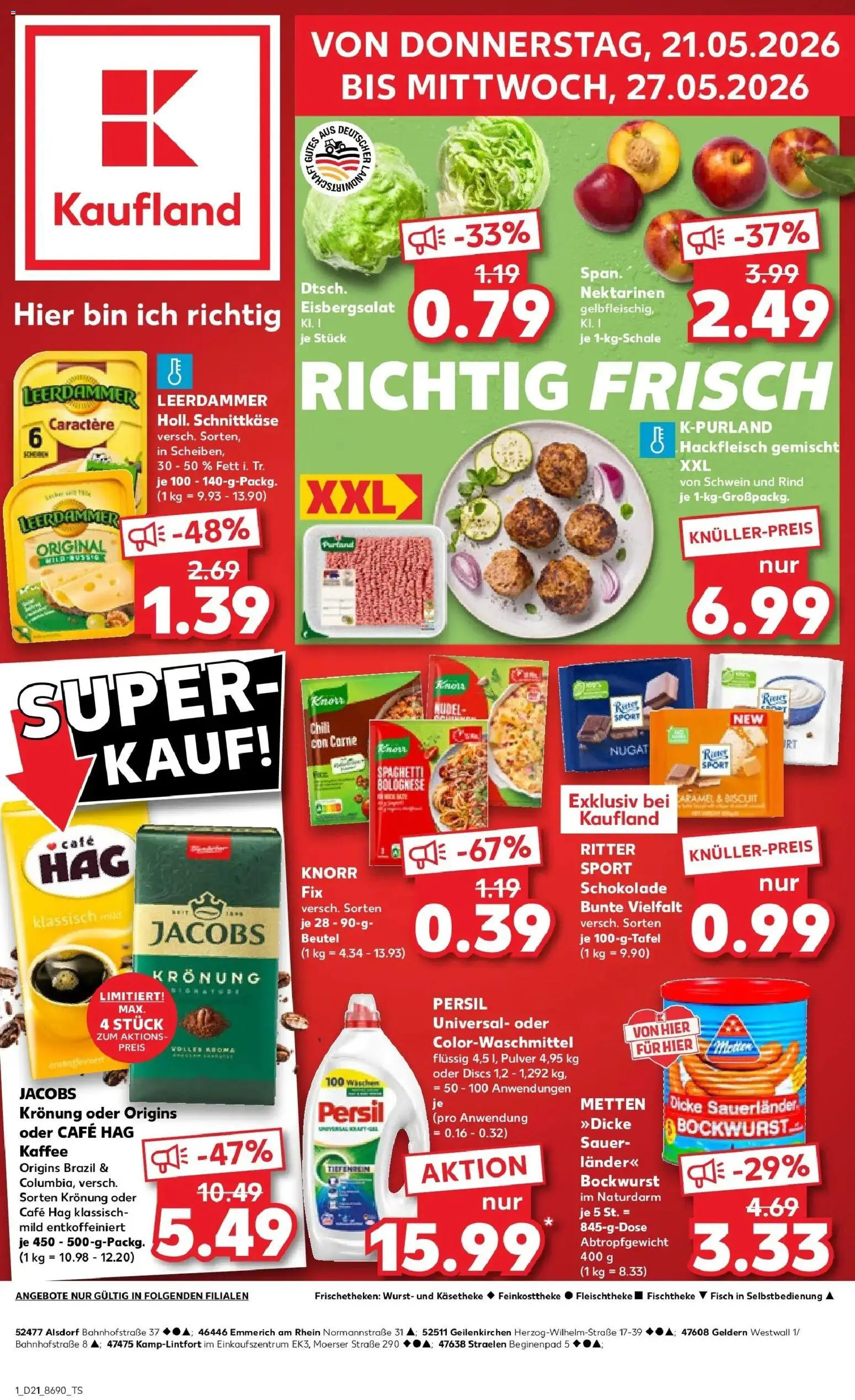 Vorschau von dem Prospekt des Geschäftes Kaufland, gültig ab dem 21.05.2026