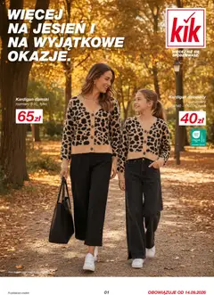Pogląd gazetki "Kik gazetka" ze sklepu Kik ważnej od 14.09.2026