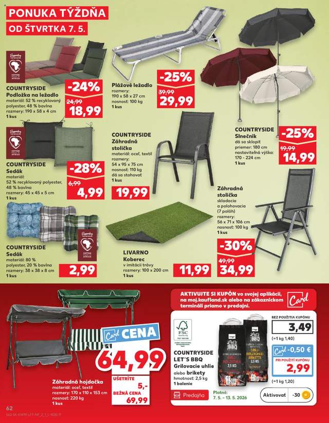 Nový Kaufland leták od 07.05.