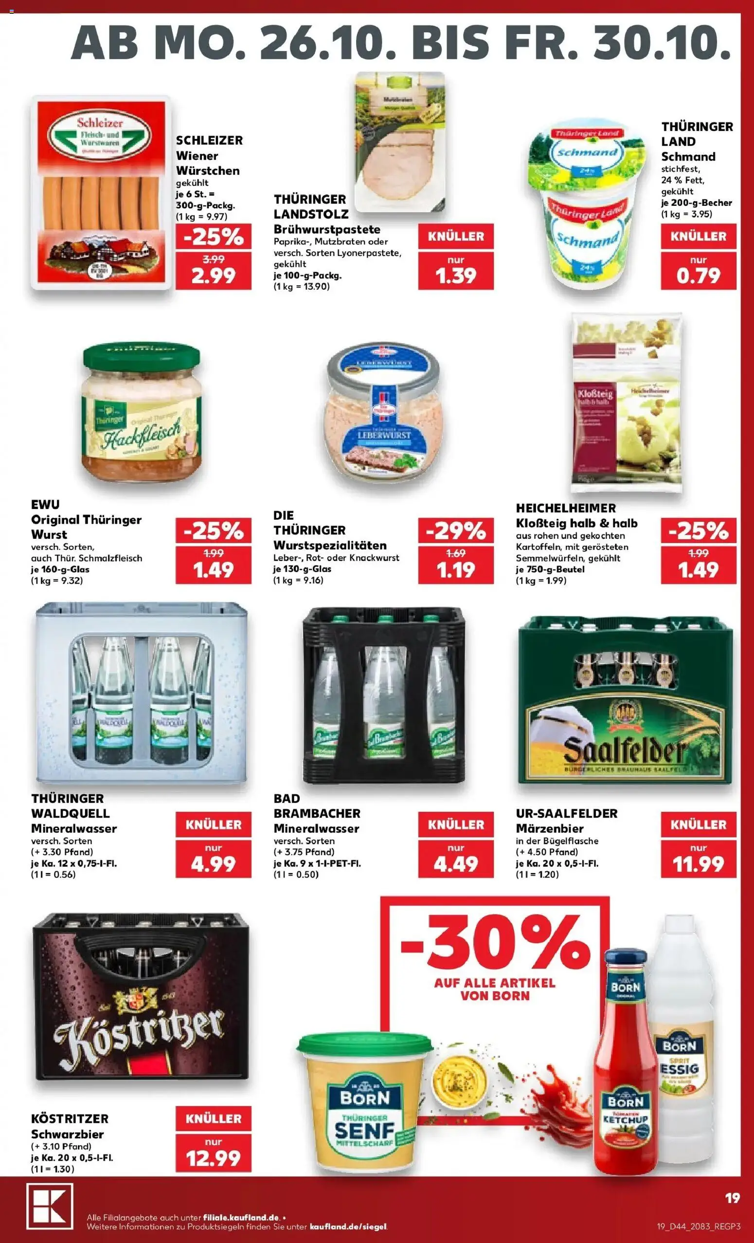 Vorschau von dem Prospekt des Geschäftes Kaufland, gültig ab dem 26.10.2026