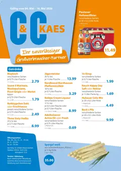 Vorschau von dem Prospekt des Geschäftes C&C, gültig ab dem 04.05.2026