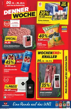 Vorschau des Merkblatts Denner aktionen vom Shop Denner gültig von 14.05.2026 bis 20.05.2026