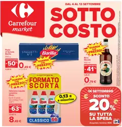 Anteprima dell'opuscolo Carrefour volantino Market dal negozio Carrefour valido da 04/09/2026