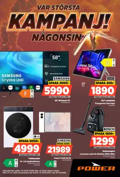 Förhandsgranska reklamblad Power erbjudanden från butik Power gäller från 14/09/2026