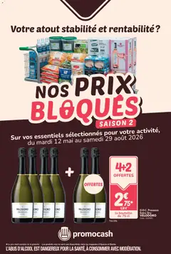 Prévisualisation de Promocash Nos prix bloqués du magasin Promocash formulaire valide 12/05/2026