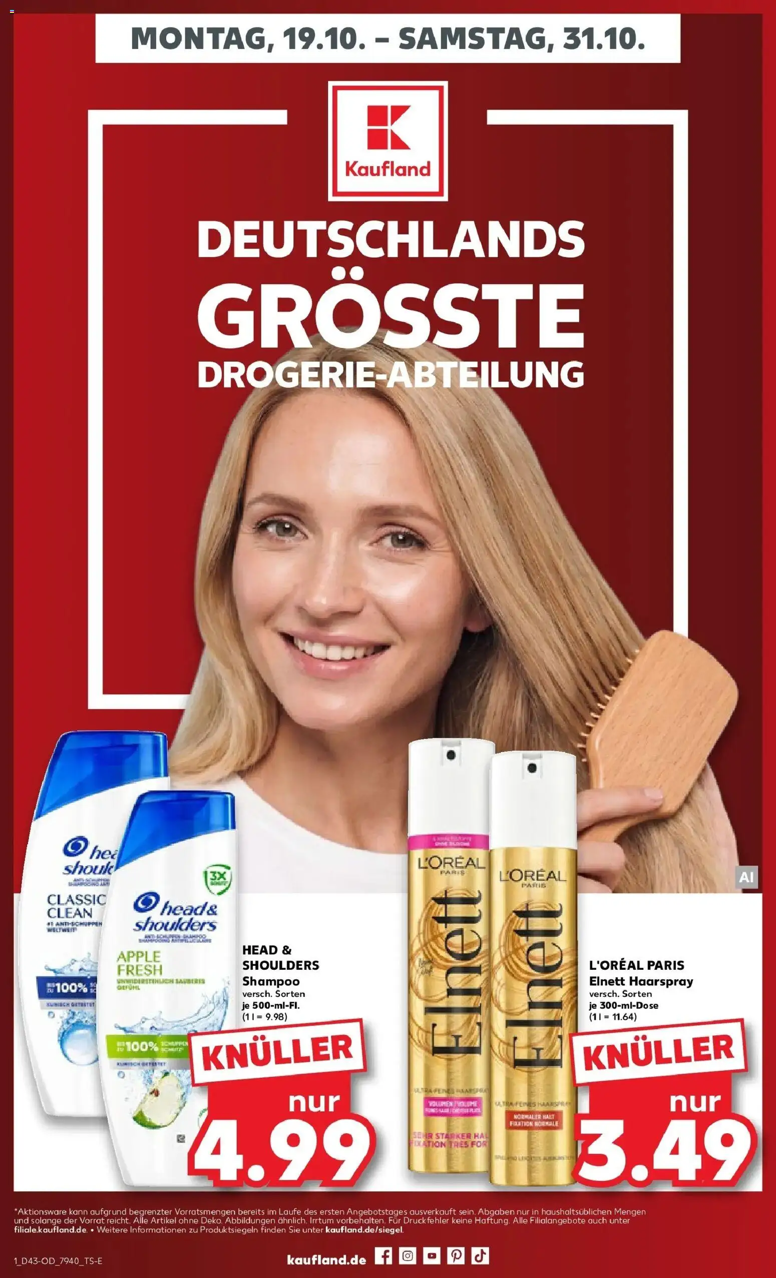 Vorschau von dem Prospekt des Geschäftes Kaufland, gültig ab dem 19.10.2026