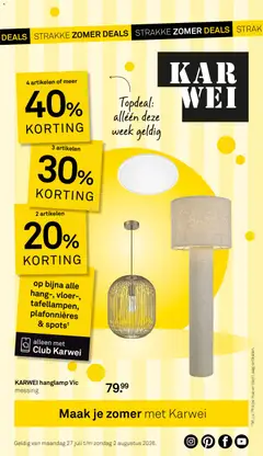 Voorbeeld van KARWEI folder van winkel KARWEI geldig vanaf 27-07-2026