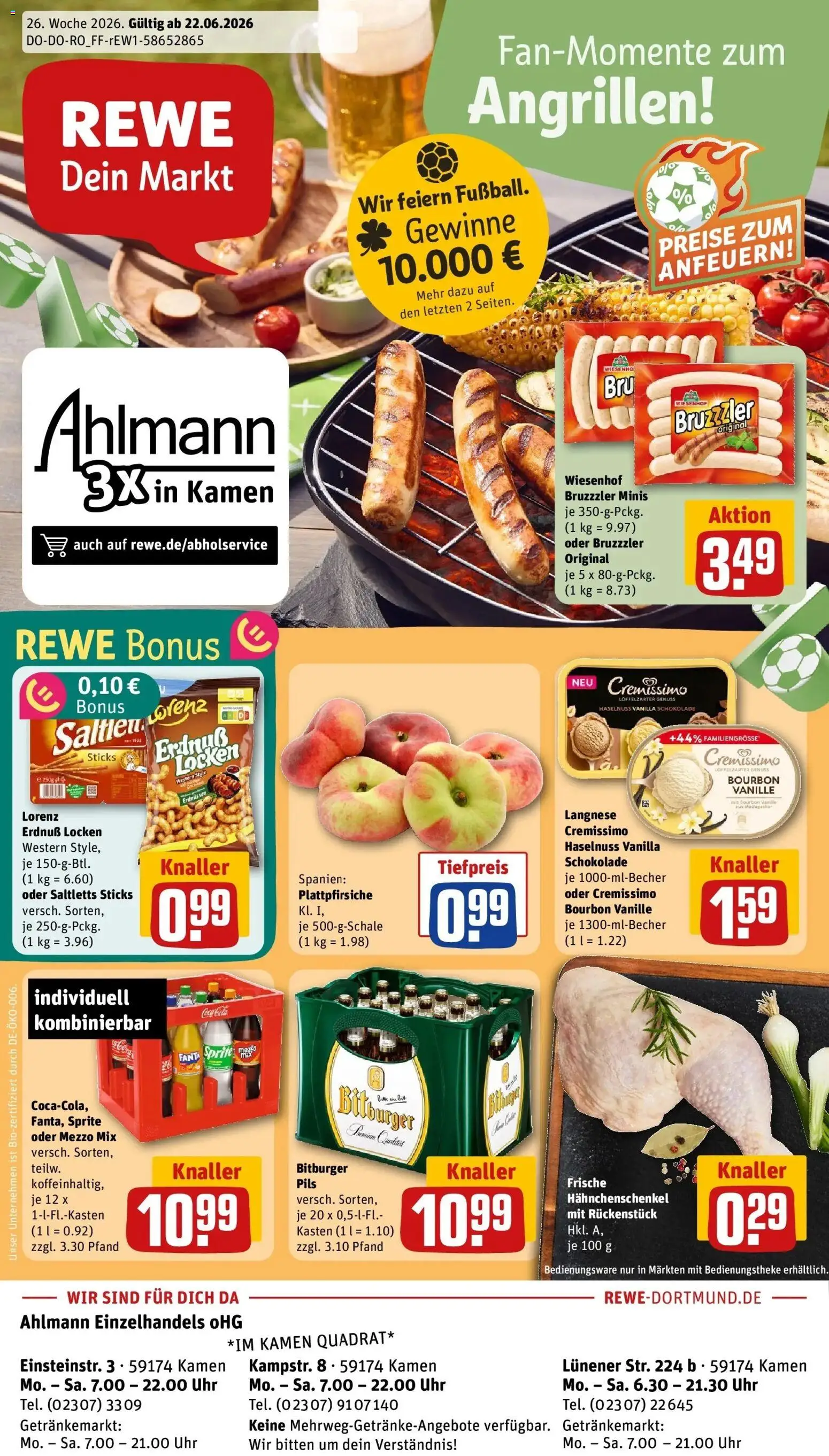 Vorschau von dem Prospekt des Geschäftes Rewe, gültig ab dem 21.06.2026