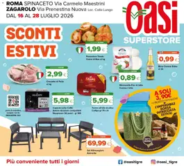 Anteprima dell'opuscolo Oasi volantino Zagarolo dal negozio Oasi valido da 16/07/2026
