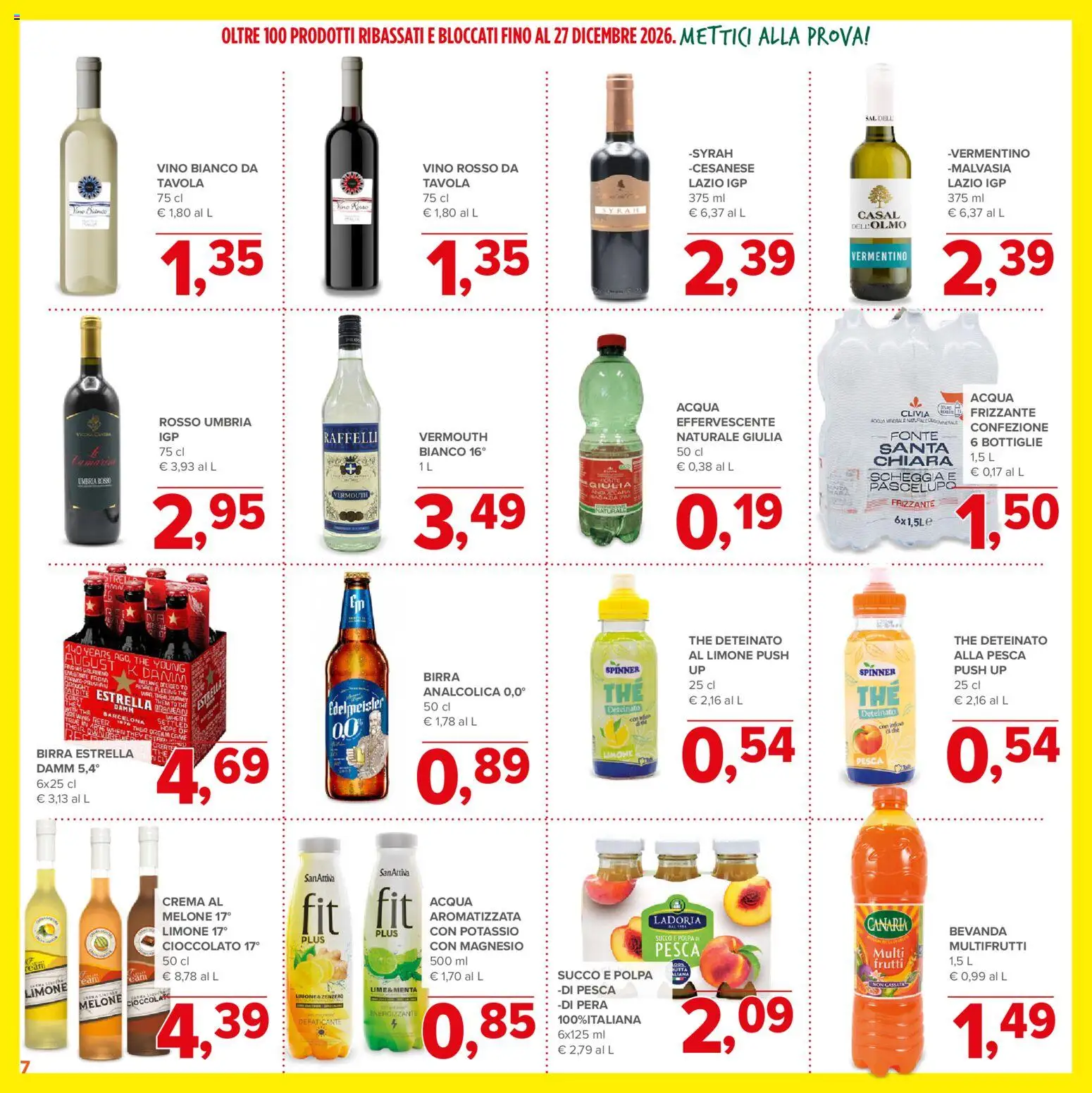 Anteprima dell'opuscolo Todis volantino Bassi e Bloccati dal negozio Todis valido da 29/10/2026 - The, Vino, Limone, Pera, Melone, Menta, Vino rosso, Succo