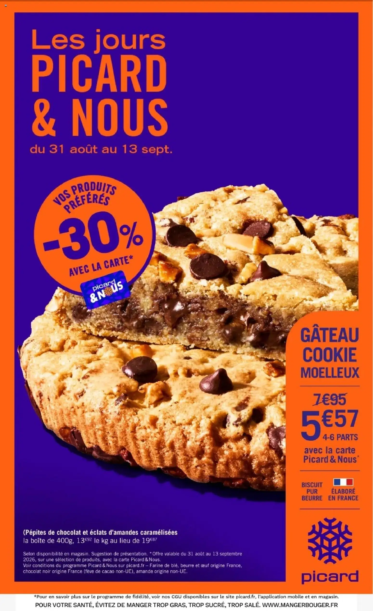 Prévisualisation de Picard catalogue du magasin Picard formulaire valide 31/08/2026
