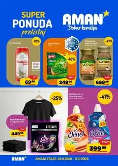 Pregled Aman kataloga - važi od 28.09.2026