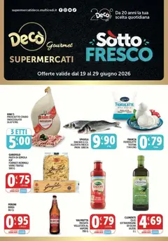 Anteprima dell'opuscolo Decò volantino Gourmet dal negozio Decò valido da 19/06/2026