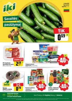 IKI parduotuvės leidinio IKI leidinys - Specialūs pasiūlymai IKI Grigiškės – Kovo 11-osios ir IKI Kėdainiai parduotuvės klientams galiojančio nuo 2026.07.13 peržiūra